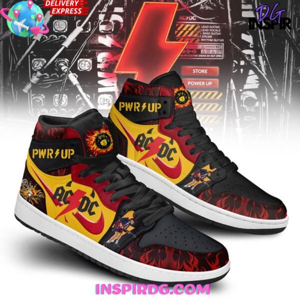 Tubopro ACDC AJ1 High Sneakers Shoes For Men And Women