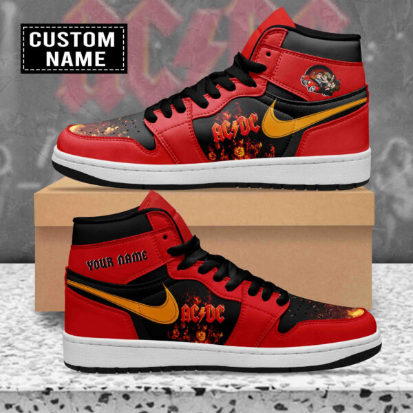 Tubopro ACDC AJ1 High Sneakers Shoes For Men And Women - Image 2