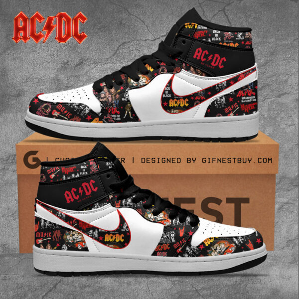 Tubopro ACDC AJ1 High Sneakers Shoes For Men And Women