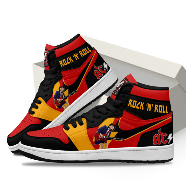 Tubopro ACDC AJ1 High Sneakers Shoes For Men And Women - Image 3