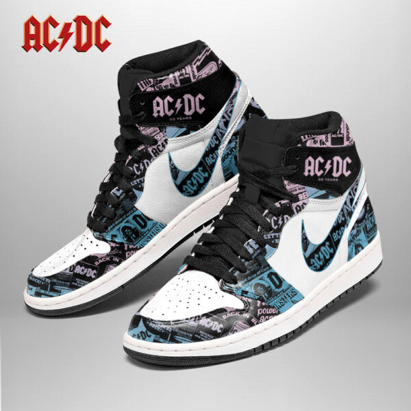 Tubopro ACDC AJ1 High Sneakers Shoes For Men And Women - Image 2