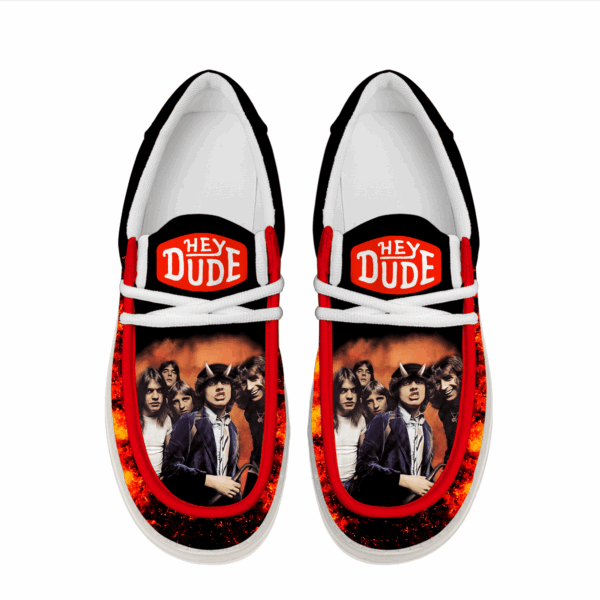 Tubopro ACDC Personalized Hey Dude Shoes For Men And Women - Image 3