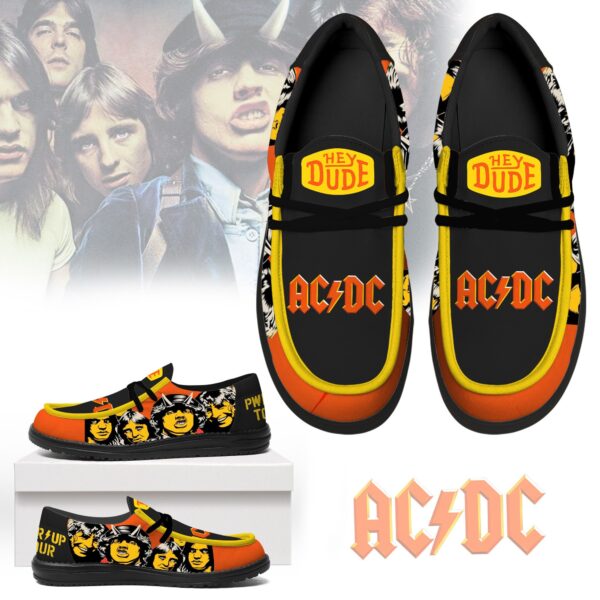 Tubopro ACDC  Personalized Hey Dude Shoes For Men And Women