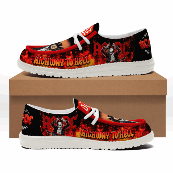 Tubopro ACDC Personalized Hey Dude Shoes For Men And Women - Image 2