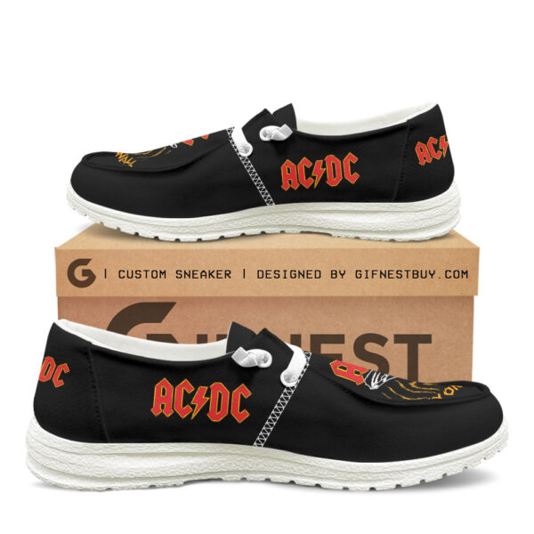 Tubopro ACDC Personalized Hey Dude Shoes For Men And Women - Image 3