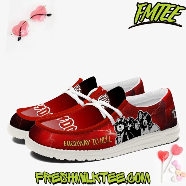 Tubopro ACDC Personalized Hey Dude Shoes For Men And Women - Image 3