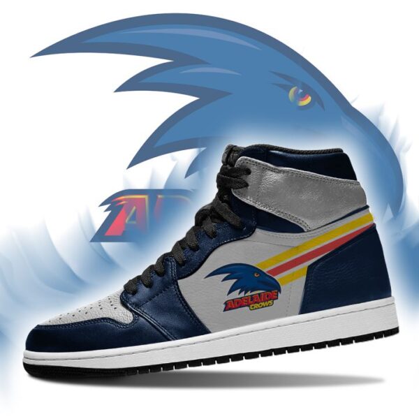 Tubopro Adelaide Crows AFL AJ1 High Sneakers Shoes For Men And Women - Image 3