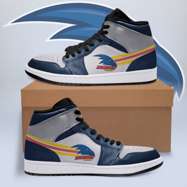 Tubopro Adelaide Crows AFL AJ1 High Sneakers Shoes For Men And Women - Image 2