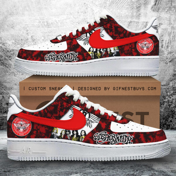 Tubopro Aerosmith Air Low-Top Sneakers Shoes For Men And Women