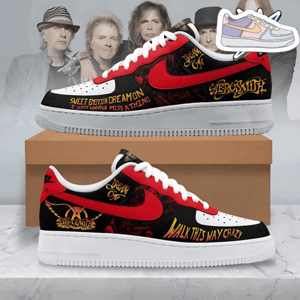 Tubopro Aerosmith Air Low-Top Sneakers Shoes For Men And Women