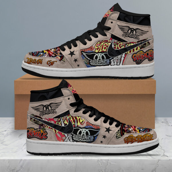 Tubopro Aerosmith AJ1 High Sneakers Shoes For Men And Women