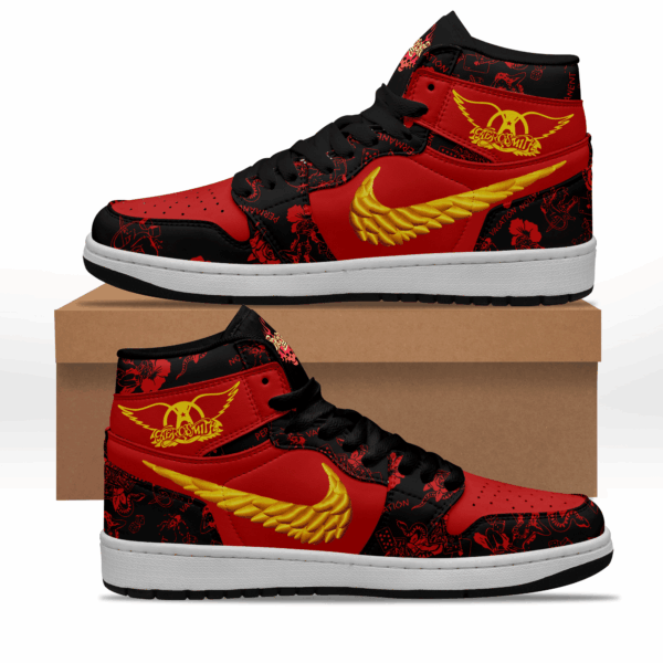 Tubopro Aerosmith AJ1 High Sneakers Shoes For Men And Women
