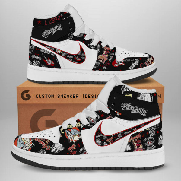 Tubopro Aerosmith AJ1 High Sneakers Shoes For Men And Women