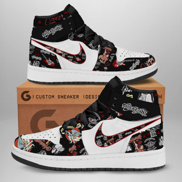 Tubopro Aerosmith AJ1 High Sneakers Shoes For Men And Women