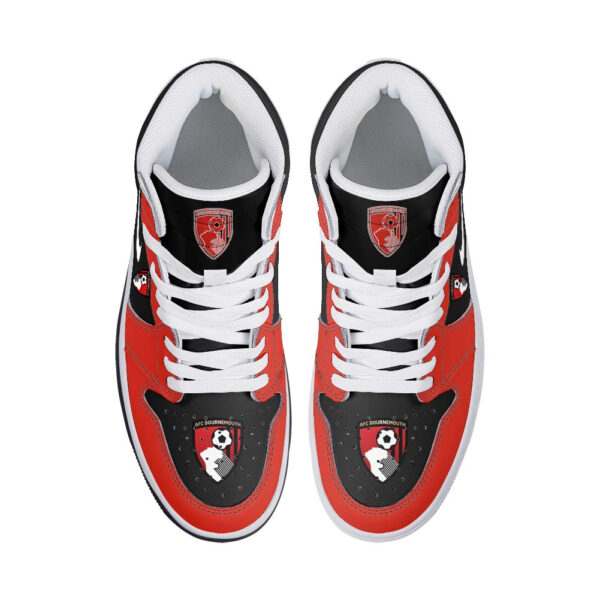 Tubopro AFC Bournemouth AJ1 High Sneakers Shoes For Men And Women - Image 3