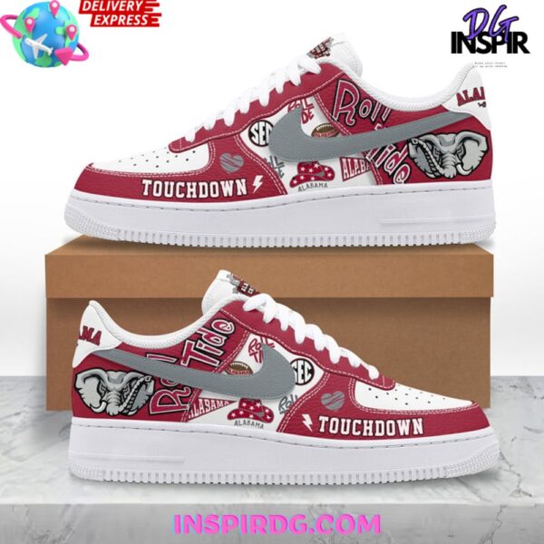 Tubopro Alabama Crimson Tide Air Low-Top Sneakers Shoes For Men And Women - Image 2