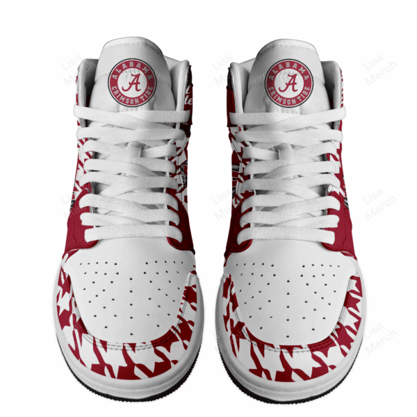 Tubopro Alabama Crimson Tide AJ1 High Sneakers Shoes For Men And Women - Image 2