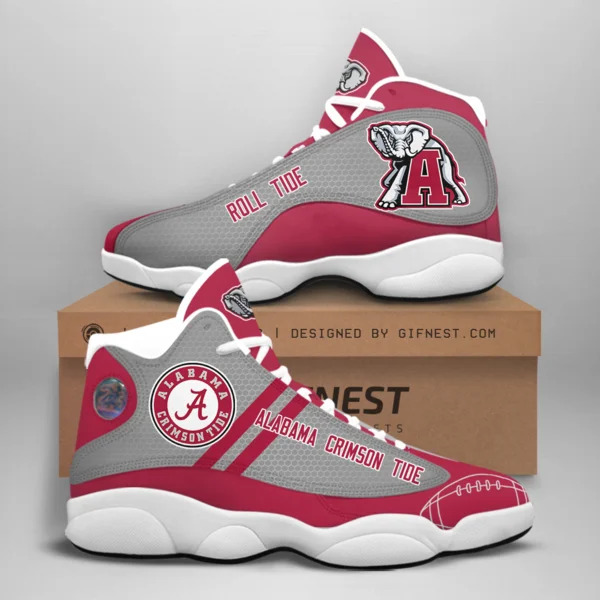 Tubopro Alabama Crimson Tide AJ13 Sneakers Shoes For Men And Women