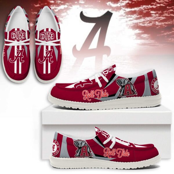 Tubopro Alabama Crimson Tide Personalized Hey Dude Shoes For Men And Women