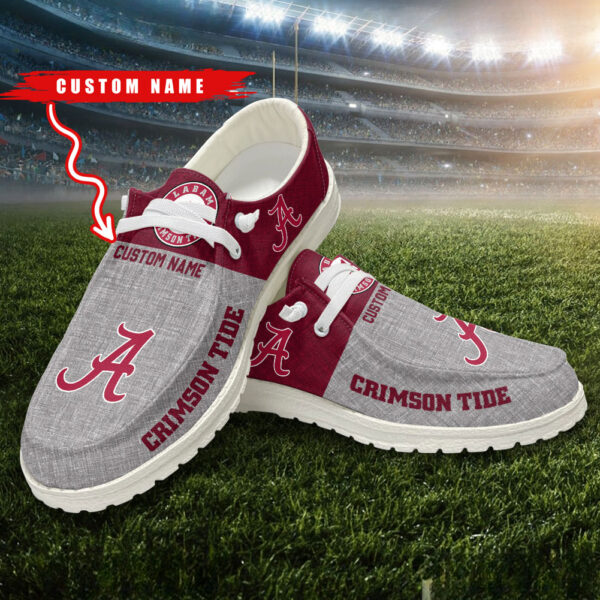 Tubopro Alabama Crimson Tide Hey Dude Shoes For Men And Women - Image 2