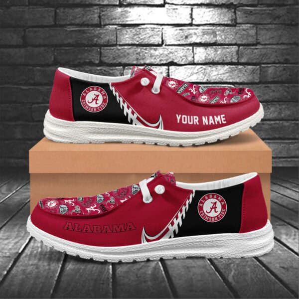 Tubopro Alabama Crimson Tide Hey Dude Shoes For Men And Women - Image 5