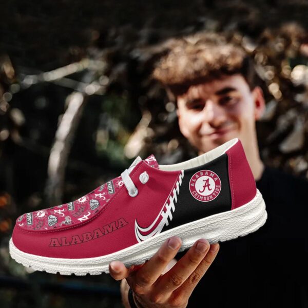 Tubopro Alabama Crimson Tide Hey Dude Shoes For Men And Women - Image 3