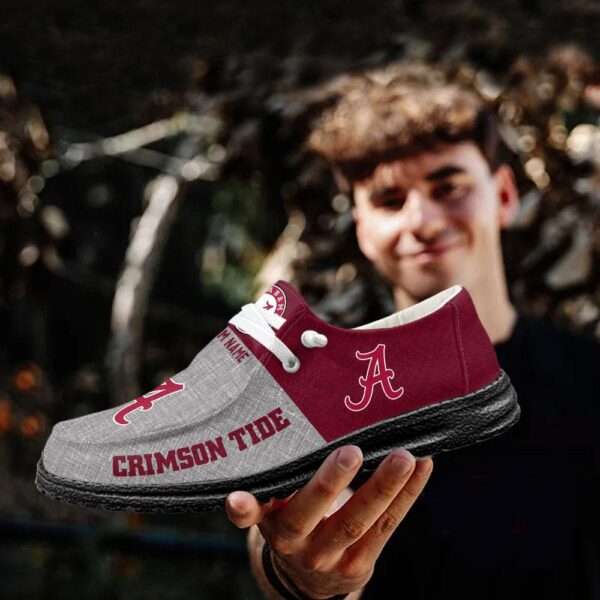 Tubopro Alabama Crimson Tide Hey Dude Shoes For Men And Women - Image 3