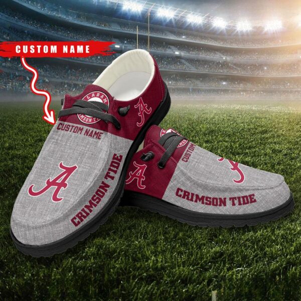 Tubopro Alabama Crimson Tide Hey Dude Shoes For Men And Women - Image 4