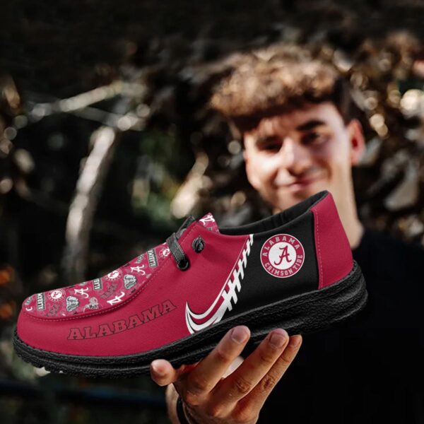 Tubopro Alabama Crimson Tide Hey Dude Shoes For Men And Women - Image 4
