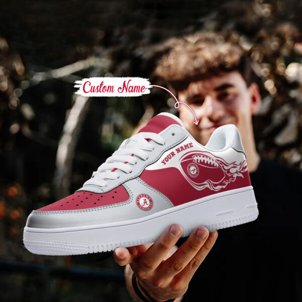 Tubopro Alabama Crimson Tide NCAA Air Low-Top Sneakers Shoes For Men And Women