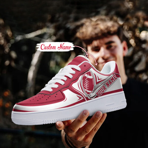 Tubopro Alabama Crimson Tide NCAA Air Low-Top Sneakers Shoes For Men And Women