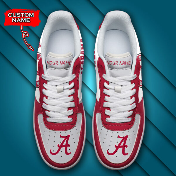 Tubopro Alabama Crimson Tide NCAA Air Low-Top Sneakers Shoes For Men And Women - Image 4