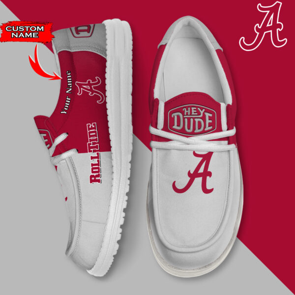 Tubopro Alabama Crimson Tide Personalized Hey Dude Shoes For Men And Women