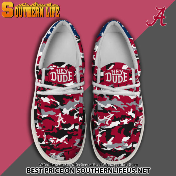 Tubopro Alabama Crimson Tide Personalized Hey Dude Shoes For Men And Women