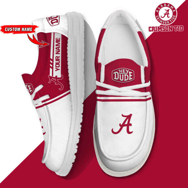 Tubopro Alabama Crimson Tide Personalized Hey Dude Shoes For Men And Women