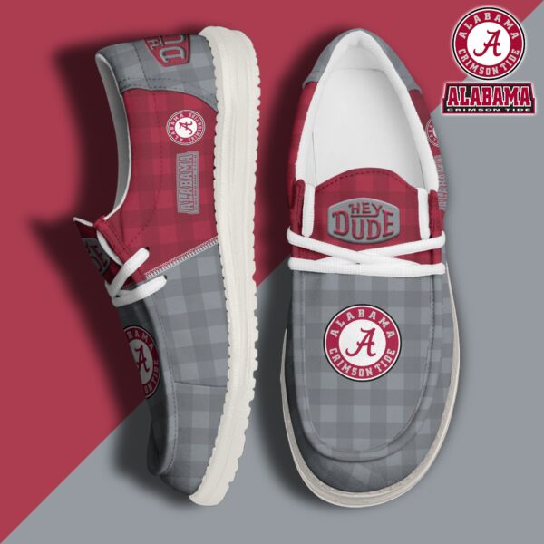 Tubopro Alabama Crimson Tide Personalized Hey Dude Shoes For Men And Women