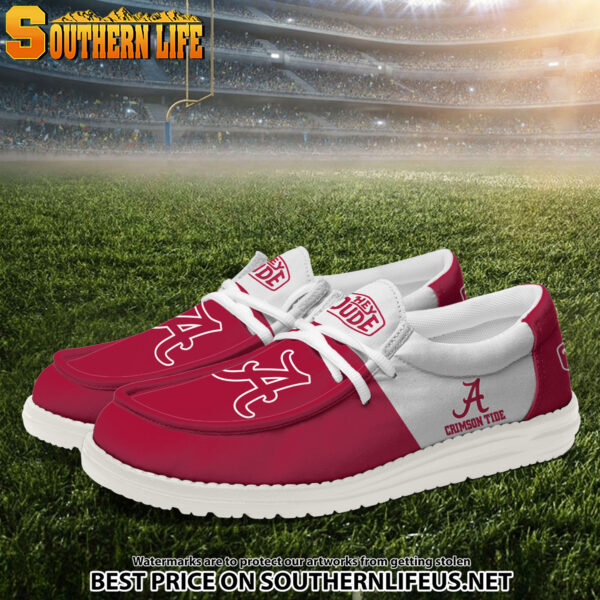 Tubopro Alabama Crimson Tide Personalized Hey Dude Shoes For Men And Women - Image 2