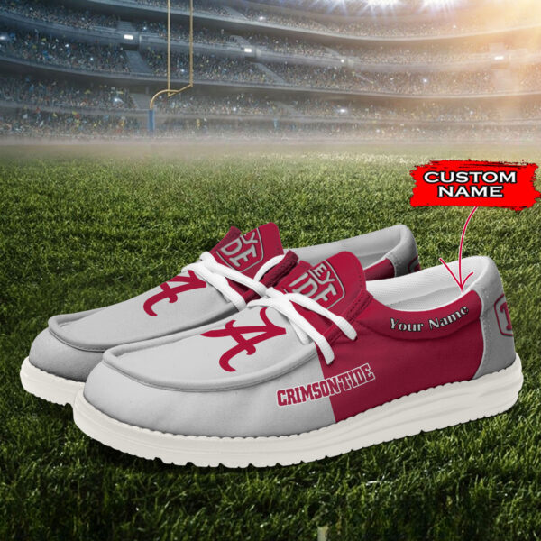 Tubopro Alabama Crimson Tide Personalized Hey Dude Shoes For Men And Women - Image 2