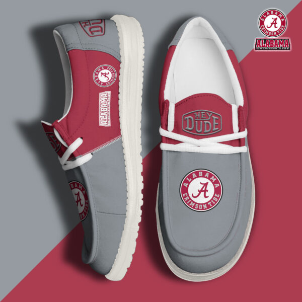 Tubopro Alabama Crimson Tide Personalized Hey Dude Shoes For Men And Women