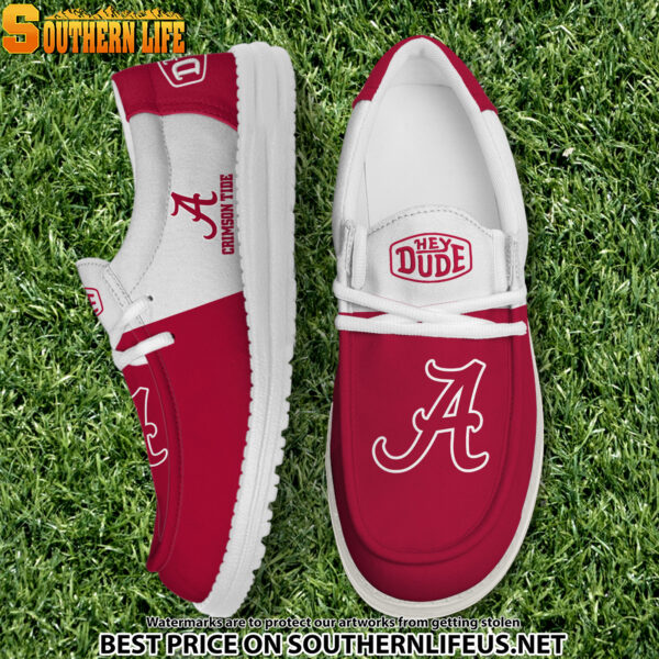 Tubopro Alabama Crimson Tide Personalized Hey Dude Shoes For Men And Women