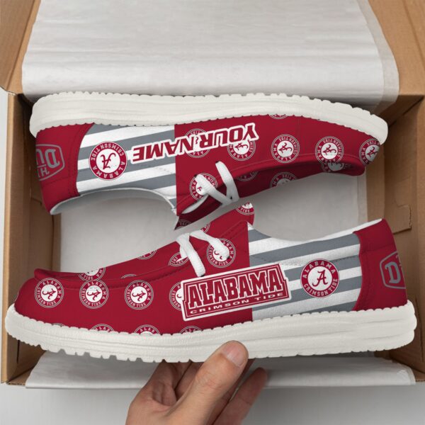 Tubopro Alabama Crimson Tide Personalized Hey Dude Shoes For Men And Women
