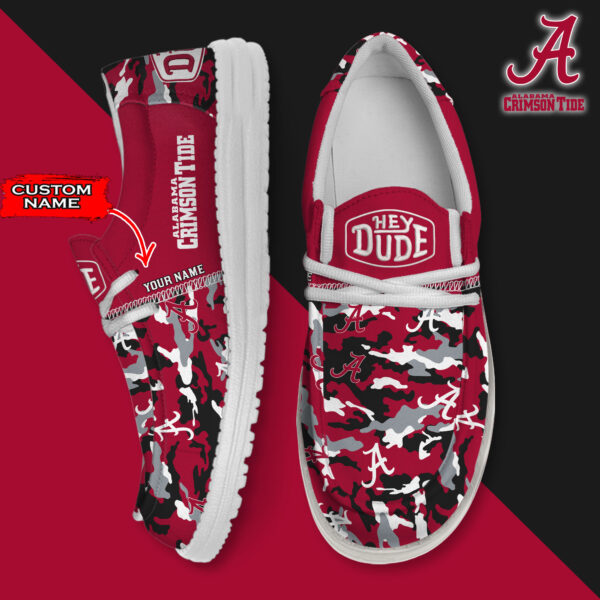 Tubopro Alabama Crimson Tide Personalized Hey Dude Shoes For Men And Women