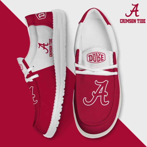 Tubopro Alabama Crimson Tide Personalized Hey Dude Shoes For Men And Women
