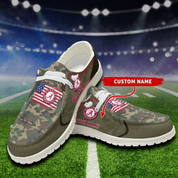 Tubopro Alabama Crimson Tide Personalized Hey Dude Shoes For Men And Women