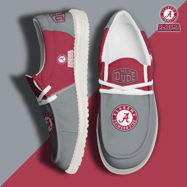 Tubopro Alabama Crimson Tide Personalized Hey Dude Shoes For Men And Women