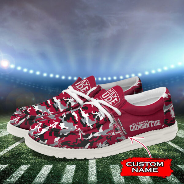 Tubopro Alabama Crimson Tide Personalized Hey Dude Shoes For Men And Women - Image 3