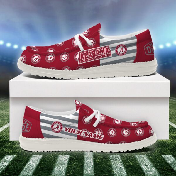 Tubopro Alabama Crimson Tide Personalized Hey Dude Shoes For Men And Women - Image 2