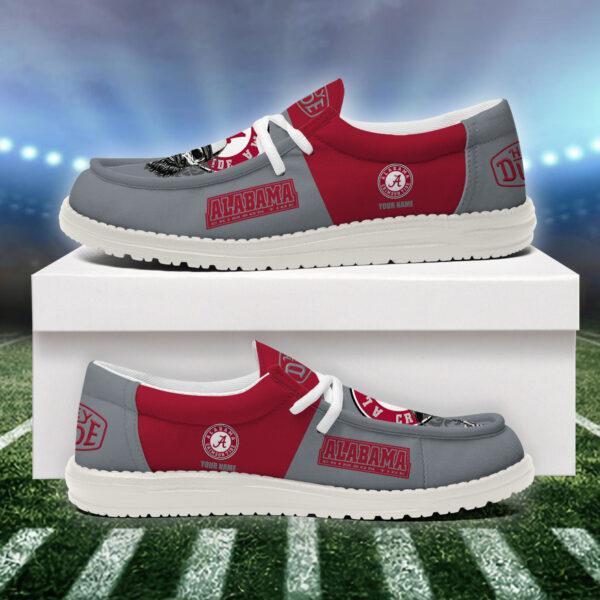 Tubopro Alabama Crimson Tide Personalized Hey Dude Shoes For Men And Women - Image 4