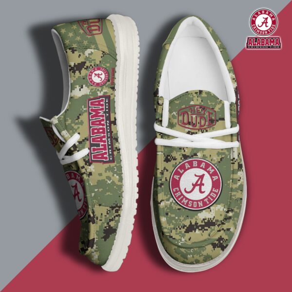 Tubopro Alabama Crimson Tide Personalized Hey Dude Shoes For Men And Women