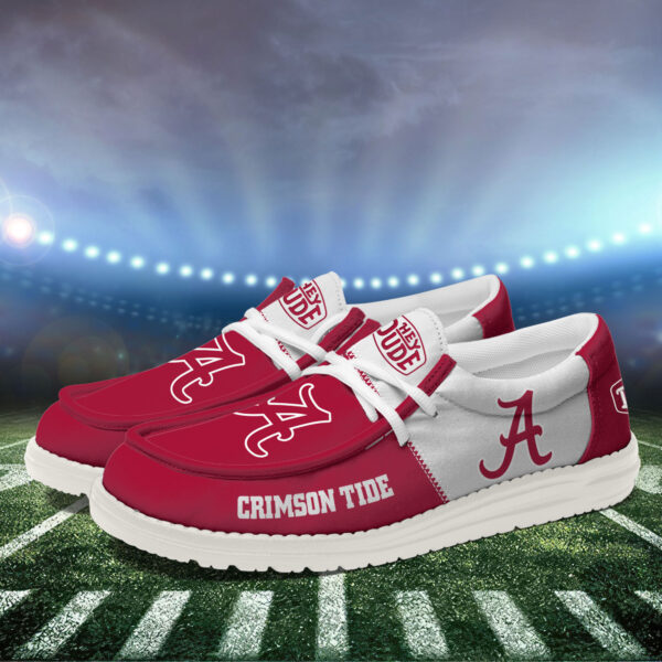 Tubopro Alabama Crimson Tide Personalized Hey Dude Shoes For Men And Women - Image 3